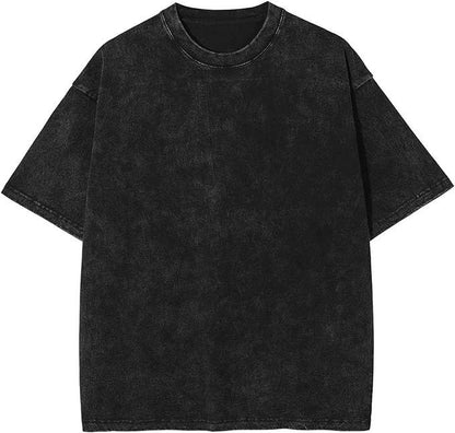 Black wash tee