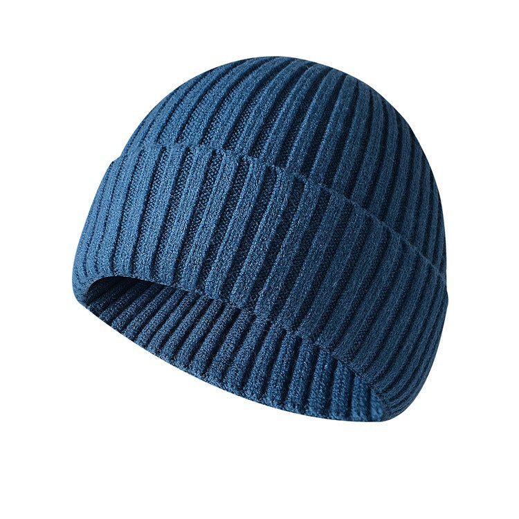 Dark Blue Fisherman's beanie