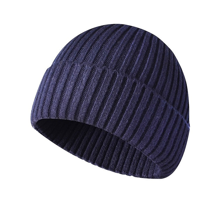 Navy Blue Fisherman's beanie