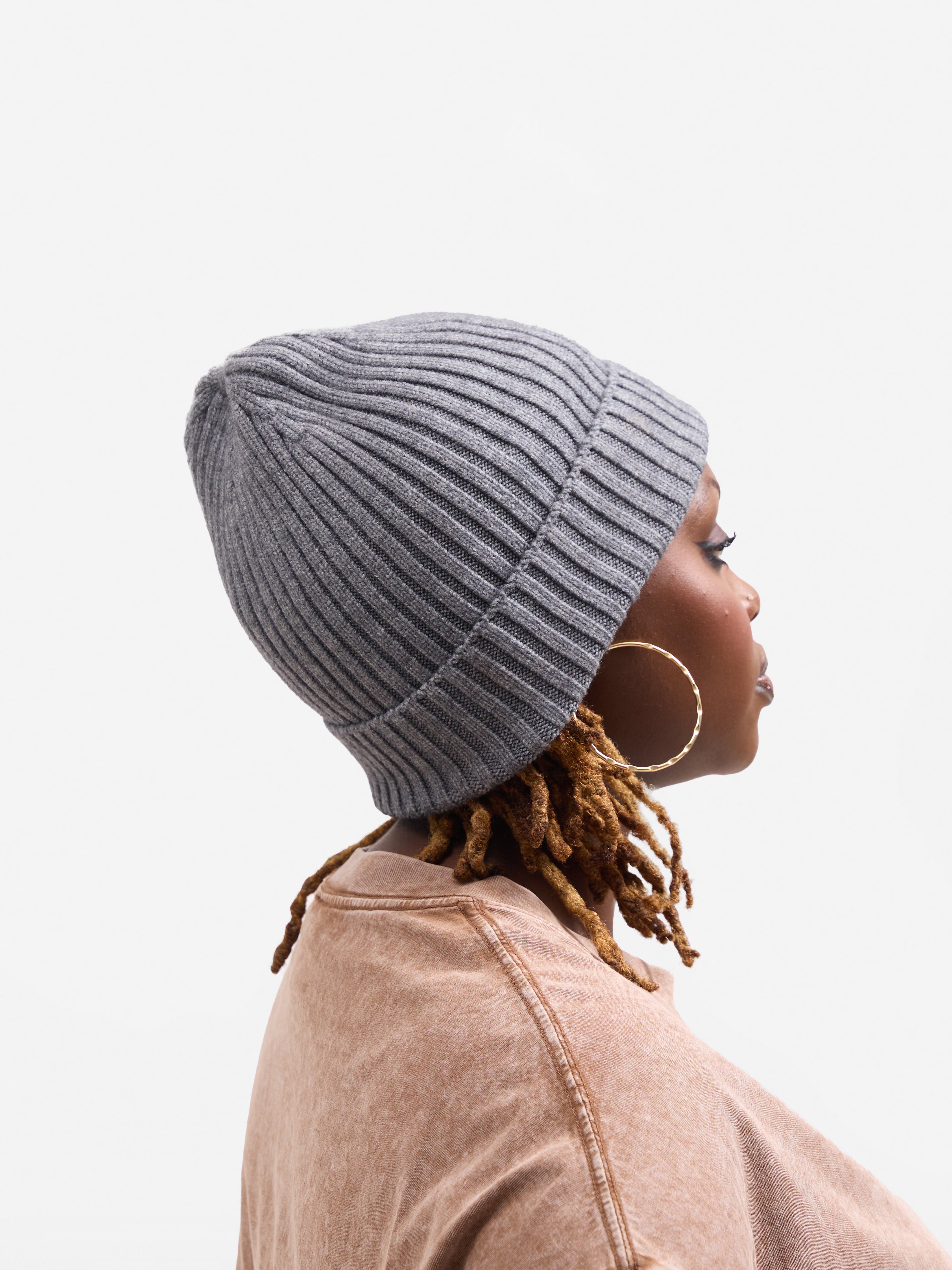 Grey Fisherman's beanie