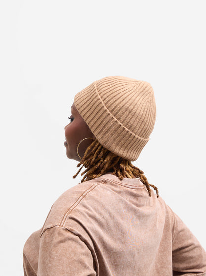 Brown Fisherman's beanie